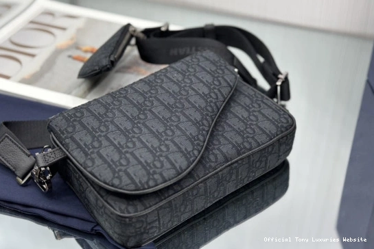 Tony Luxuries Triple diro Pouch Saddle 0729